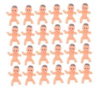 HONMEET 40 pièces Figurines Miniatures Garçon Fille Décoration Shower Plastique pour Gâteaux et Fêtes Cadeau Polyvalent pour Garçon Fille et Nouveaux-nés