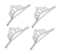 HONMEET 4pièces Couronnes Décoratives Pour Filles Bandeaux Élégants Pour Anniversaire Et Fêtes Accessoires De Photographie
