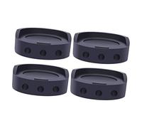 HONMEET 4pièces Quatuor De Patins Antivibrations Caoutchouc Pour Machines à Laver Du Bruit Et Des Sols Compatible Avec Appareils Électroménagers Facile à Installer