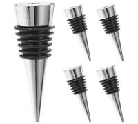 HONMEET 5 Pièces Bouchons de Bouteille de Vin Moules en Silicone Réutilisables pour Accessoires DIY Adaptés aux Fêtes et Clubs, Compatibles Kit de Création Décorative