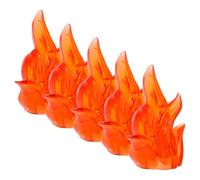 HONMEET 5 pièces Effets de Glace et Flamme Modèles de Construction Miniatures pour Garçon Fille Accessoires Figurines Action Éducatifs Amélioration Motricité et Logique Décorations