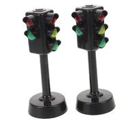 HONMEET 5 pièces Jouets Signalisation Garçon Fille avec Lumières et Sons Modèles de de Interactifs pour Éducation Routière et Apprentissage Ludique Maternelle