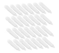 HONMEET 50 Pièces Pinceaux Silicone Maquillage Double Embout Brosse et Fards à Paupières Applicateur Masque Transparente Outils pour Crèmes et Liquides
