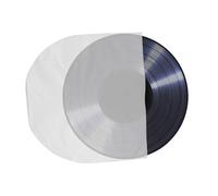 HONMEET 50 pièces Sachets de Protection CD Transparente Épais pour Disques Pochette sans Rabat Anti-Rayures pour Rangement et Protection