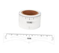 HONMEET 50pièces Règle à Sourcils Professionnelle Outil De Positionnement Transparent Pour Maquillage Et Microblading Dessin Précis Et Symétrique Pour Kit De Maquillage Féminin