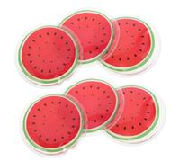 HONMEET 6 Pièces Ice Packs For Eyes Reusable Cooling Patches Soothing Cold Compress Gel Mask For Puffiness And Eye Discomfort Refreshing Cooling Poche Glace Sous Yeux