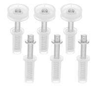 HONMEET 6 Pièces Roue de Guidage à Ressort pour Porte Pliante D'armoire, Remplacement Solide en Acier au Carbone et Plastique, pour Réparation de Porte de Placard