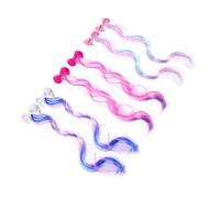 HONMEET 6pièces Barrettes à Nœud Alligator Pour Garçon Fille Accessoires De Coiffure Colorés Épingles à Cheveux Pratiques Pour Costumes Et Débuts De Fête