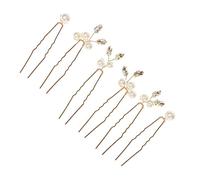 HONMEET 6pièces Épingles à Cheveux Perles u Accessoires De Mariage Pour Mariées Et Filles Élégants Et Pratiques