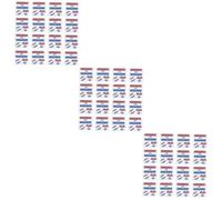 HONMEET 75feuilles Stickers Temporaire Imperméables Drapeaux Nationaux Éphémères Pour Événements Sportifs Croatie