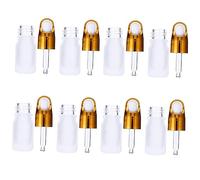 HONMEET 8pièces Bouteilles Verre Frostées Avec Pipette Pour Huile Essentielle Flacons Rechargeables Avec Couvercle Verre Pour Aromathérapie Et Cosmétiques
