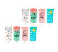 HONMEET 8pièces De Voyage Pliables Pour Lotion Conteneurs Étanches Pour Shampooing Pour Cosmétiques Et Soins Personnels