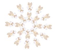 HONMEET Accessoires Breloques Pinces Cheveux Décoration Coiffe Épingles Strass Artisanaux Diy