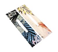 HONMEET Accessoires Pour Cheveux Élastiques En Tissu Noués Bandeaux Impression Outil Boucleur Décoration