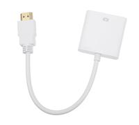 HONMEET Adaptateur numérique vers Vga avec câble résistant ABS convertisseur vidéo numérique vers analogique pour ordinateur portable PC et DVD prise charge écran analogique sans audio