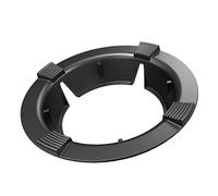 HONMEET Anneau De Wok En Fonte Pour Cuisinière à Gaz Coupe-vent Support Stable 4 Ouvertures Économiseur D'énergie