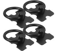 HONMEET Anneaux de Poignée de Meuble Lot de 4 Poignées Vintage en Métal pour Commodes et Placards Adaptés au Mobilier Ancien