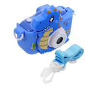 HONMEET Appareil Photo Numérique Garçon Fille Dinosaure Bleu HD Double Caméra Photo Vidéo Éducatif pour Garçons et Filles