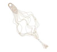 HONMEET Applique murale Porte-ukulélé en macramé Support mural pour instruments Sac de rangement pour ukulélé en coton lin décoration murale pour maison et jardin
