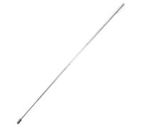 HONMEET Baguette de chef d'orchestre en acier inoxydable argenté, accessoire rétractable pour direction musicale, idéale pour orchestres symphoniques et grandes chorales, 1 pièce pour