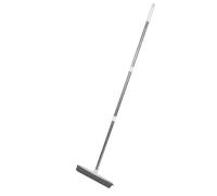 HONMEET Balai Serpillère Multifonction Brosse De Nettoyage pour Poils De Chien Raclette Serpillère Souple Râteau en Acier Inoxydable Gris