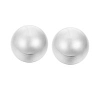 HONMEET Balles de Massage Baoding en Acier Inoxydable, 70 Mm, Boules Dures Anti-stress pour Relaxation Manuelle, Outils de Massage Portables pour Bien-exercices, Usage Professionnel et Sportif