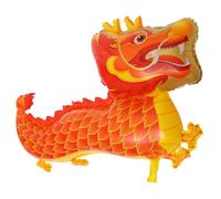 HONMEET Ballon Dragon Chinois Rouge pour Fête Nouvel An 2024, Ballon Dessin Animé Déco Anniversaire et Accessoires Fourniture Fête