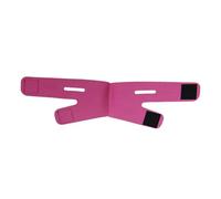 HONMEET Bandage Liftant Visage V en Tissu Taille Unique Couleur Rose Fuchsia pour Réduire Double Menton Remodelage Contour Visage Homme Femme Usage Quotidien