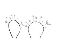 HONMEET Bandeau Étoile Fête Coiffe Cheveux Brillante Ornement Accessoire Scintillante Décoration Soirée