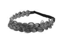 HONMEET Bandeau Tressé Ajustable pour Femmes Accessoire Cheveux Synthétiques Confortable Serre-tête Élégant pour Coiffure Rapide et Look Sophistiqué