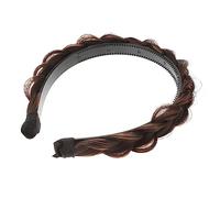 HONMEET Bandeau Tressé Femme Headdress Élégant Thermique Accessoire De Coiffure Naturel Pour Et Utilisation