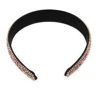 HONMEET Bandeaux scintillants pour femmes bandeau en strass élastique à cheveux en cristal pailleté couvre-chef antidérapant pour fêtes et mariages