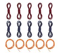 HONMEET Bandes Élastiques en Nylon Fermeture Sécurisée pour Cahiers et Journaux, Lot de 15 Pièces, Extensibles et Multiusages pour Carnets de Voyage et Usage Scolaire