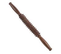 HONMEET Bâton de Massage Corporel en Bois de Poulet Rouleaux Longs et Pointes, Outil D’étirement du Dos, Masseur D’épaules et Jambes Portable pour Relaxation Musculaire et Bien-être