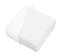 HONMEET Boîte à fromage pour réfrigérateur - Conservateurs de fromage en plastique PP - Récipient à beurre - Boîte de rangement à couvercle clamshell - Blanc - Pour sachets de thé
