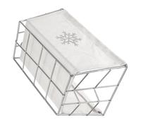 HONMEET Boîte De Rangement Pour Maquillage Métal Organisateur De Bureau Pratique Panier De Stockage Cosmétique Élégant Rangement Desktop Multifonctionnel Pour Cosmétiques Et Petits