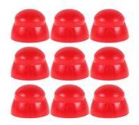 HONMEET Bouchons à Vis en Plastique Rouge M10 Faciles à Entretenir 50 Pièces Protecteurs de Sécurité pour Boulons Améliorent la Sécurité Extérieure des Structures pour Aire de Jeux