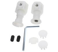 HONMEET Boulons et Joint d'Étanchéité pour Toilettes Fixation Murale Latérale, Kit de Remplacement pour Réservoir de Toilette, Visserie et Accessoires pour Fixation Abattant Wc, Salle de