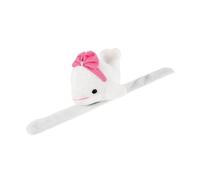 HONMEET Bracelet Slap Peluche Baleine Blanche Confortable Pour Accessoire De Fête Et Facile À Porter