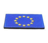 HONMEET Brodé Écusson pour Nylon Bleu Maintien Sécurisé Accessoire Décoratif Unique Drapeau de L'union Européenne Chapeaux et Vêtements Lors de Voyages