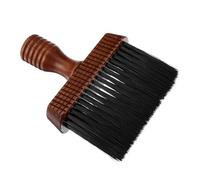 HONMEET Brosse De Coiffure En Bois Manche Naturel Poils Souples Pour Barbiers Salon De Coiffure Nettoyage Cheveux Plumeau Entretien Visage