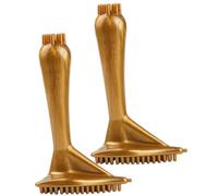 HONMEET Brosse De Massage Portable Lot De 2, Outil De Massage Corporel Manuel Magnétisme, Ergonomique Et Léger, Pour Dos, Nuque Et Cuisses, Accessoire Bien-domicile, Détente Et Soin Corporel