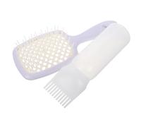 HONMEET Brosse Démêlante Antistatique Set de Bouteilles de Shampooing pour Bouclés et Raides Design Évolutif Pratique pour Démêlage Facile
