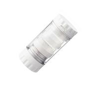 HONMEET Broyeur de Pilules Multifonction Portable Blanc Boîte de Rangement en Plastique, Coupe-comprimés en Acier Inoxydable, Pratique pour Usage Familial et Voyage, Pilulier Journalier