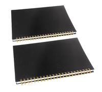 HONMEET Carnet de Comptabilité 2pcs Couverture en Pp, 60 Feuilles Papier à Quadrillage Vertical et Horizontal, pour Bureau et Gestion Financière Quotidienne