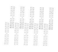 HONMEET Cartes De Couleurs Vernis à Ongles 240 Pièces Transparent Et Naturel Pour Manucure Pratique Et Nail Art Double Face Adhésif Professionnels Pour Usage En Salon Et Apprentissage