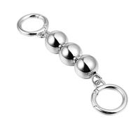 HONMEET Chaîne de Paquet Extension Compacte en Perles Acrylique Argentée Chic et Confortable pour Paquet à Main Femme pour Travail et Affaires