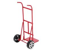 HONMEET Chariot Miniature en Métal Rouge 1:10 pour Décoration et Photographie, Modèle Réduit Fonctionnel à Pousser et Tirer, Accessoire de Scène pour Collectionneurs et Amateurs