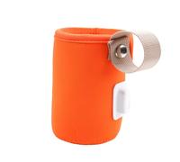 HONMEET Chauffe-biberon De Voyage Portable Usb Pour Nourrissons, Maintien Au Chaud Rapide, Taille Unique, Couleur Orange, Compatible Usb Voiture, Sans Câble,