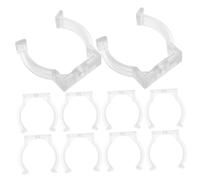 HONMEET Clips De Fixation Pour Tube De Lampe Fluorescent Led T12 Lot De 20 Clips De Support De Tube De Lampe Convient Aux Environnements Domestiques Et Industriels